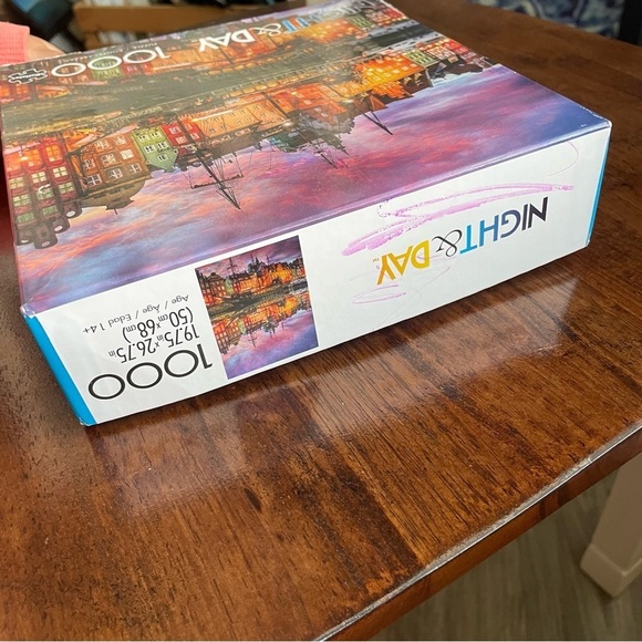 1,000 Piece Night & Day Jigsaw Puzzle- Gdansk, Poland - Picture 6 of 11